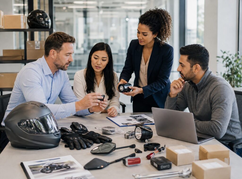 strategic sourcing and commercial distribution for selected automotive and motorcycle accessory brands